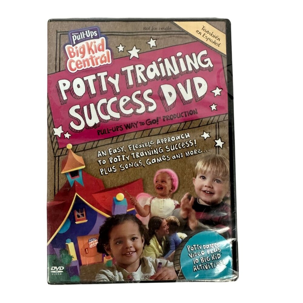 Pull Ups Big Kid Central Potty Training Success DVD 2010 NTSC Kids Interactive